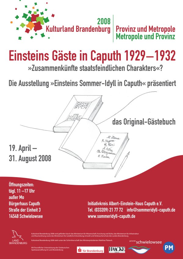 Einladung zur Veranstaltung Pr&auml;sentation G&auml;stebuch
